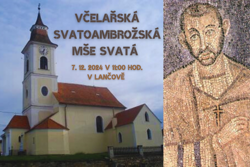 Včelařská Svatoambrožská mše svatá