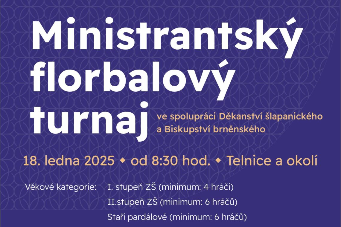 Ministrantský florbalový turnaj